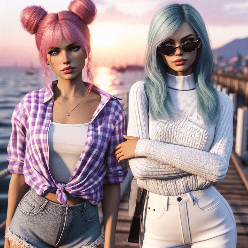 AI Bild von Eve und Marie