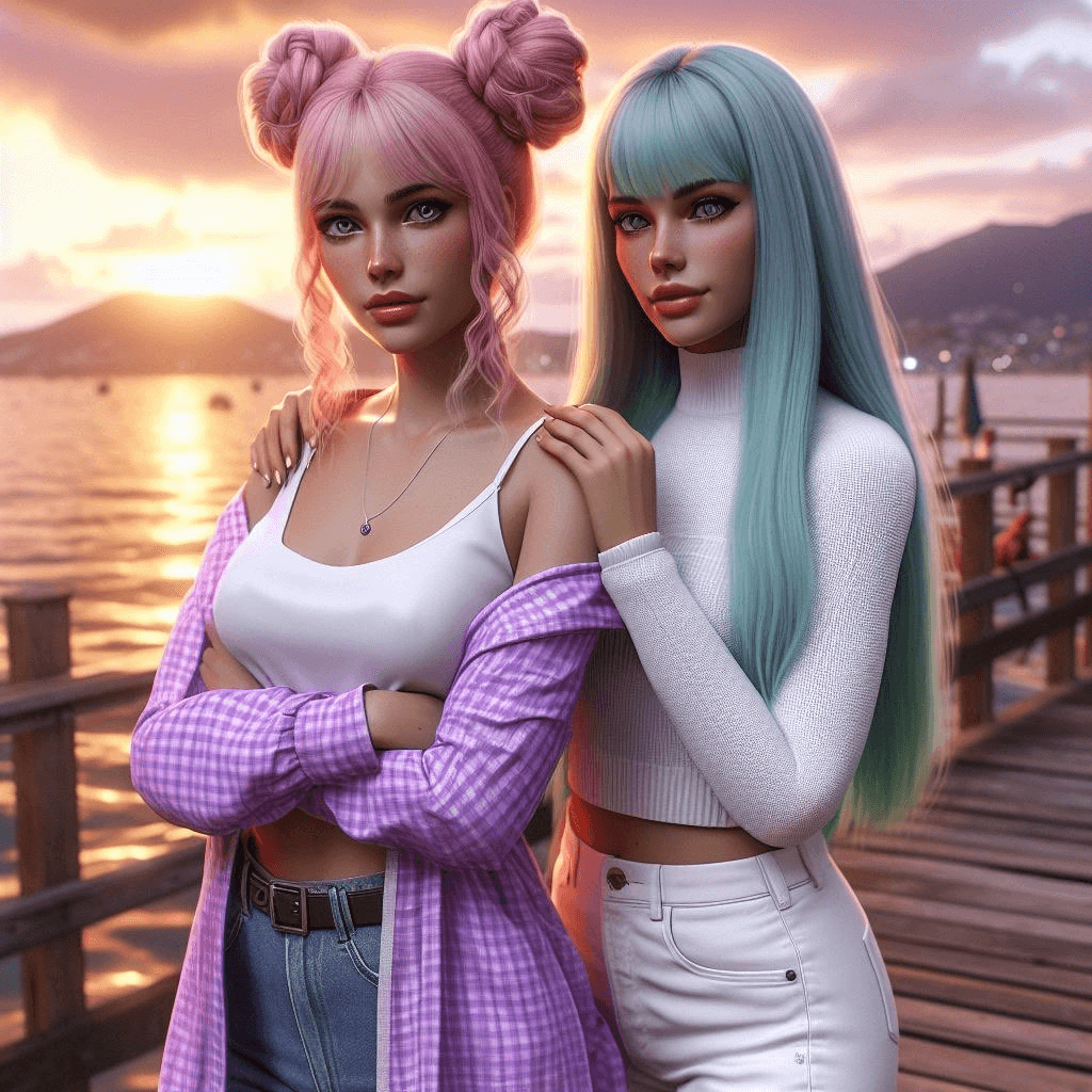 AI Bild von Eve und Marie