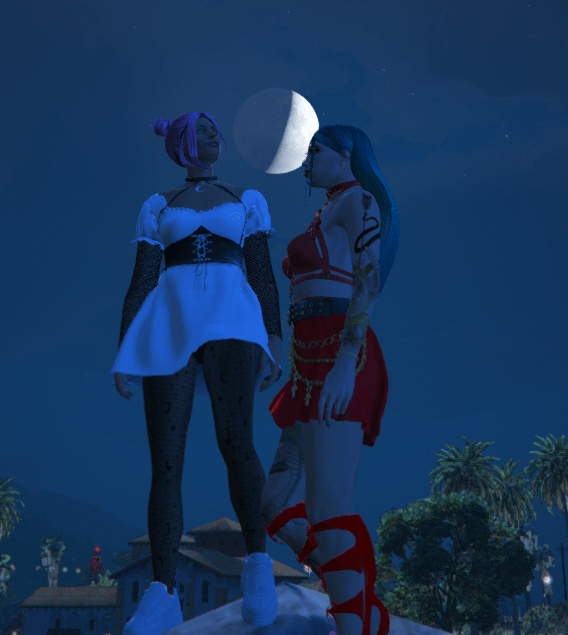 Du und ich in der Nacht