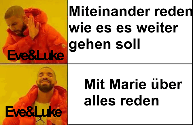 Meme über Eve und Luke
